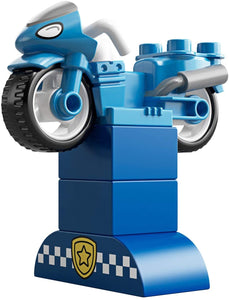 LEGO DUPLO , MOTO DELLA POLIZIA ,PER BAMBINI DAI 2 ANNI IN SU ,COD 10900