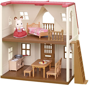 SYLVANIAN FAMILIES  COTTAGE RED ROOF COSY 5303 3+