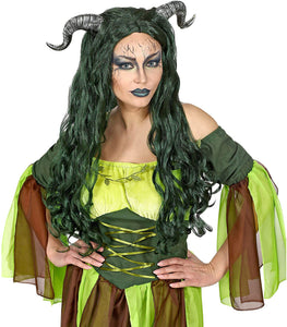 PARRUCCA TIPO MALEFICA FOREST WITCH 04459