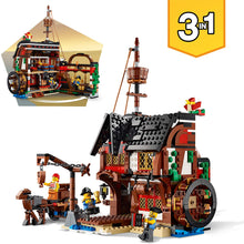 Carica l&#39;immagine nel visualizzatore di Gallery, LEGO CREATOR GALEONE DEI PIRATI, TAVERNA E ISOLA DEL TESCHIO, 31109
