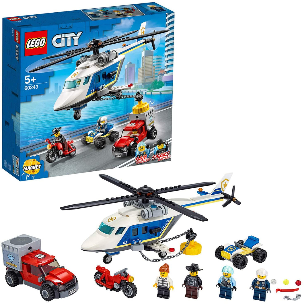 LEGO CITY - ELICOTTERO DELLA POLIZIA DA INSEGUIMENTO ,60243
